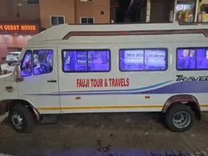 tempo traveller of fauji tour and travels