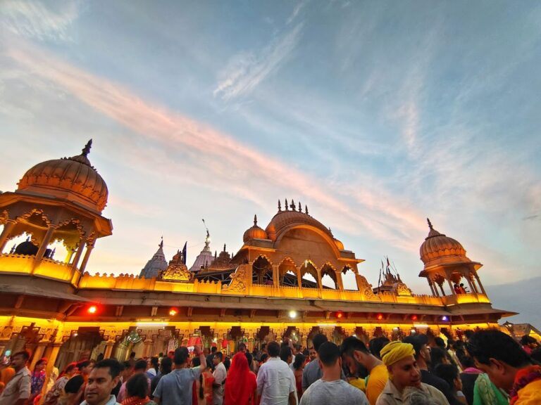 Night view of barsana