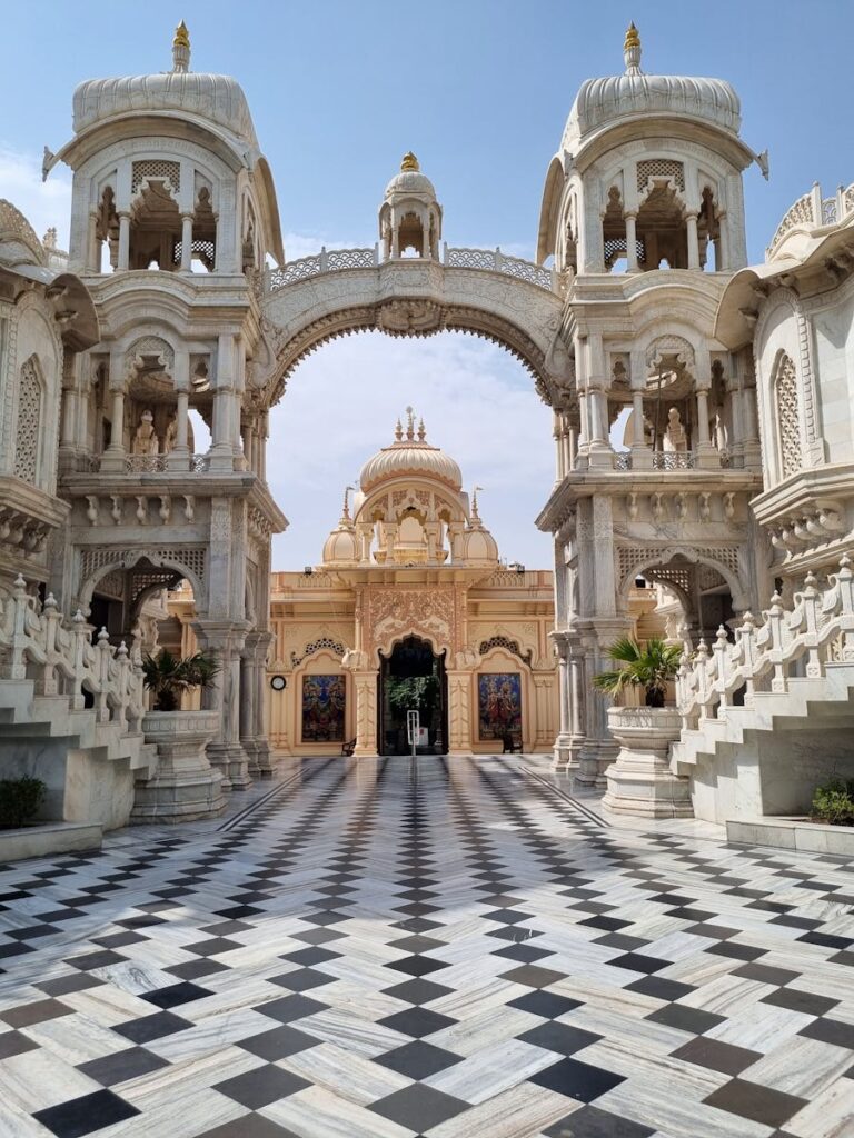 Iskon temple in Vrindavan