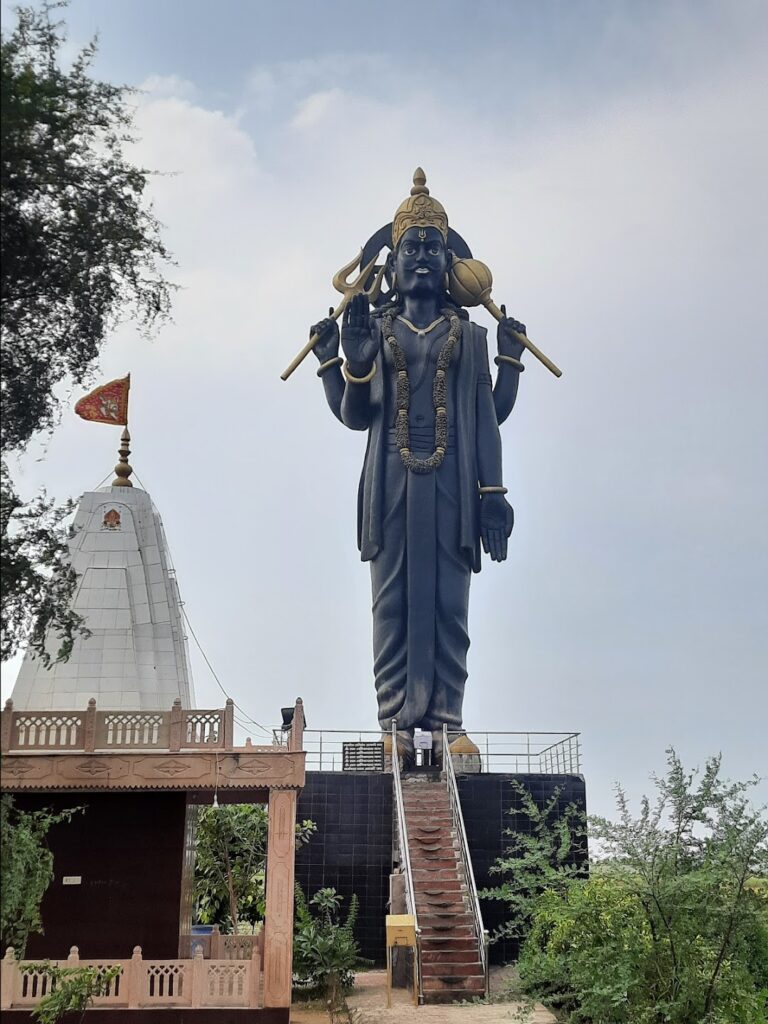 Shani Dev Statue at kokilvan